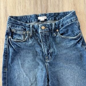 Good American Classic Blue Straight Leg Jeans